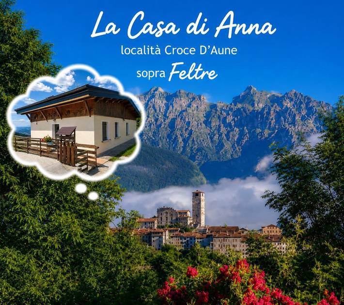 Appartamento per 4 persone, con Balcone e Terrazza nonché Giardino e Panorama a Pedavena