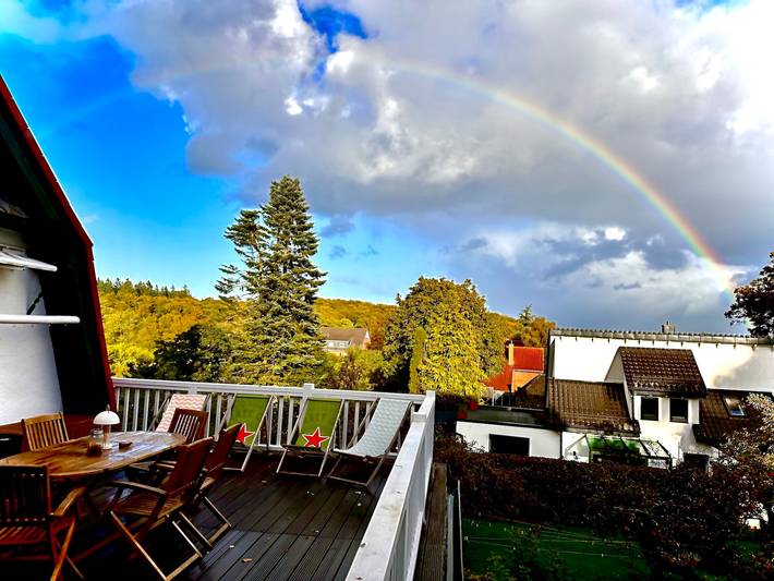 Ferienwohnung für 6 Personen, mit Ausblick und Garten in Klingberg