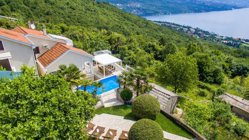 Villa für 16 Personen, mit Terrasse und Garten in Opatija Riviera - 4
