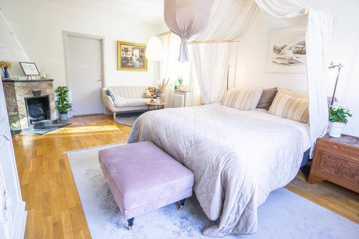 Lägenhet för 4 Personer, med utsikt och trädgård i Partille