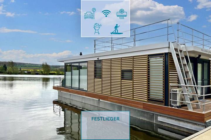 Ferienhaus für 5 Personen, mit Terrasse und Seeblick sowie Ausblick