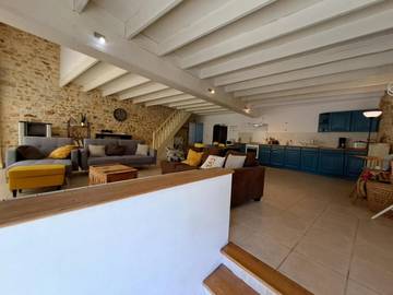 Location de vacances pour 6 personnes, avec jardin à Saint-Gourson