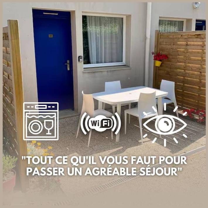 Location de vacances pour 4 personnes, avec vue et terrasse dans Plage de Trestel - 2