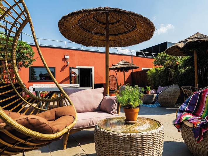 Hôtel pour 6 personnes, avec jardin, animaux acceptés