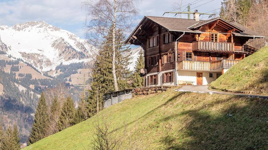 Hütte für 2 Personen, mit Balkon im Berner Oberland