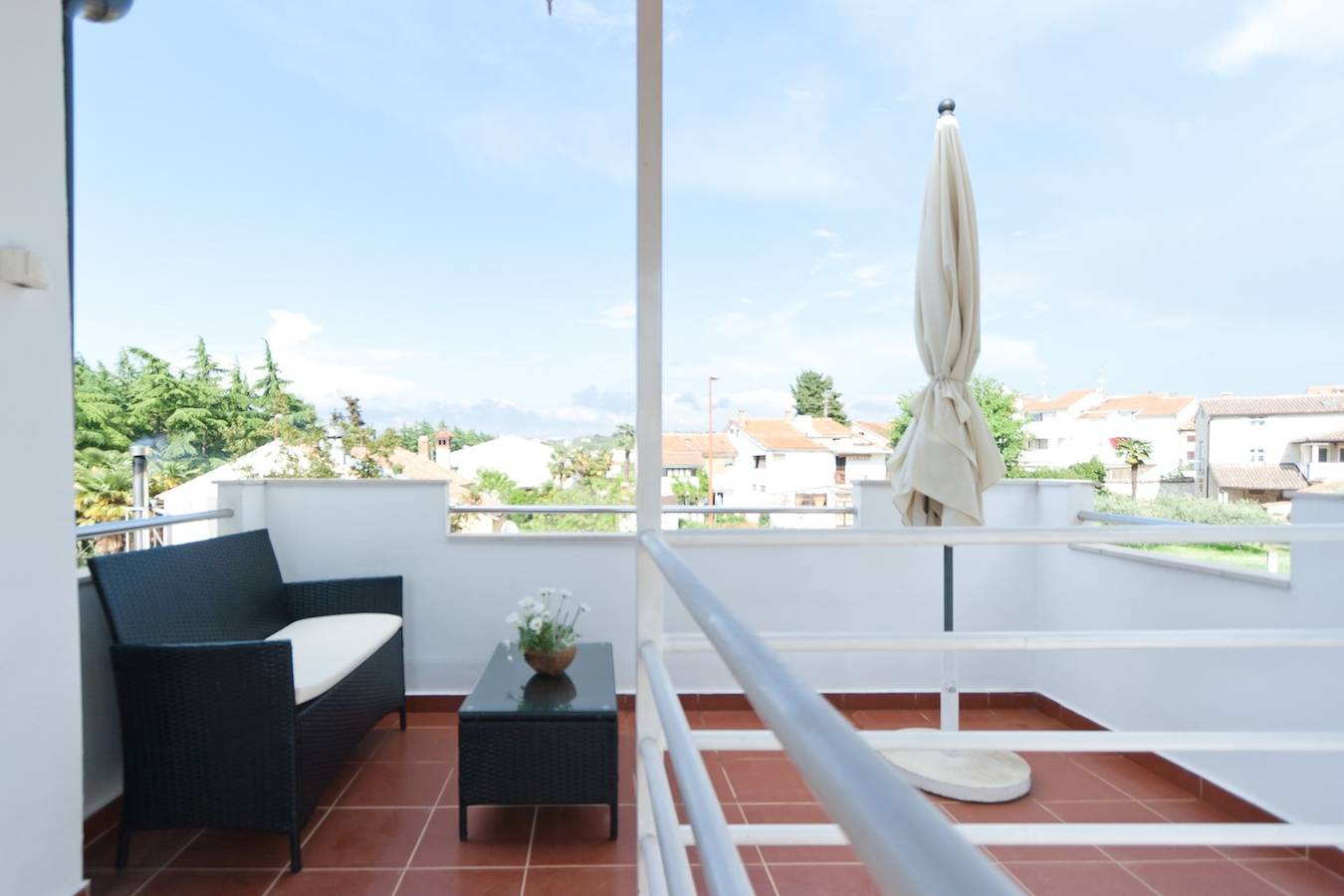 Ganze Wohnung, Studio-Apartment in Top-Lage in Porec, 50 Meter vom Strand entfernt, klimatisiert in Poreč, Porec und Umgebung
