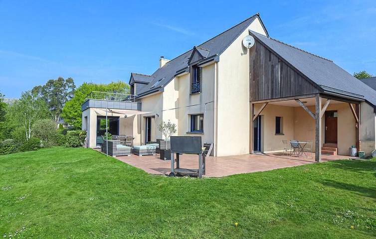 Maison de vacances pour 10 personnes, avec vue et jardin