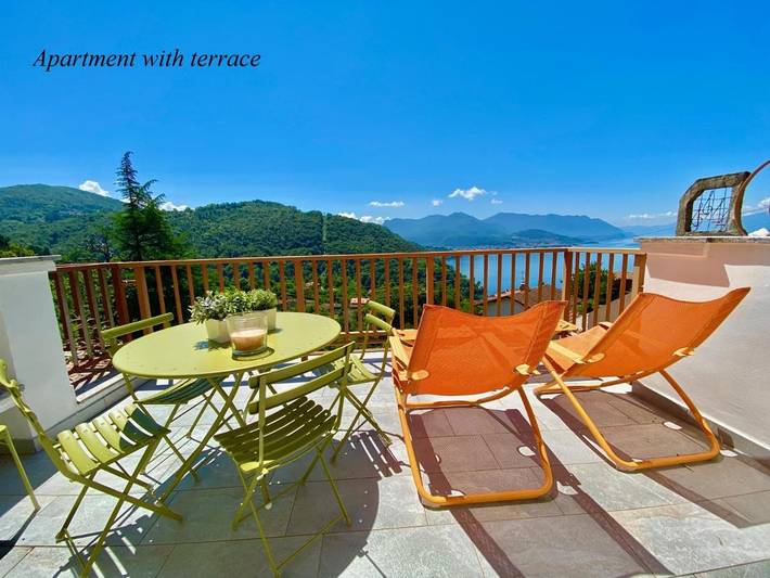 Appartamento vacanze per 4 persone, con panorama e vista lago nonché terrazza, con animali domestici - 1