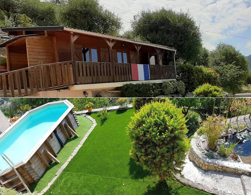 One-Bedroom Chalet in Drap, Côte méditerranéenne (France)