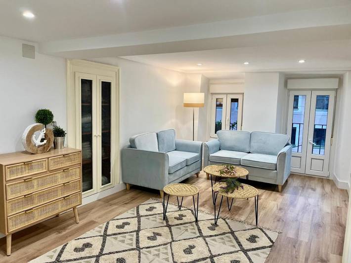 Appartement de vacances pour 5 personnes, avec Balcon ainsi que Terrasse et Vue dans Elanchove