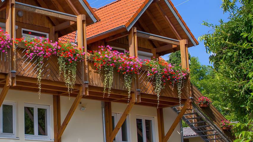 Ferienwohnung für 4 Personen, mit Balkon/Terrasse und Seeblick, mit Haustier - 1