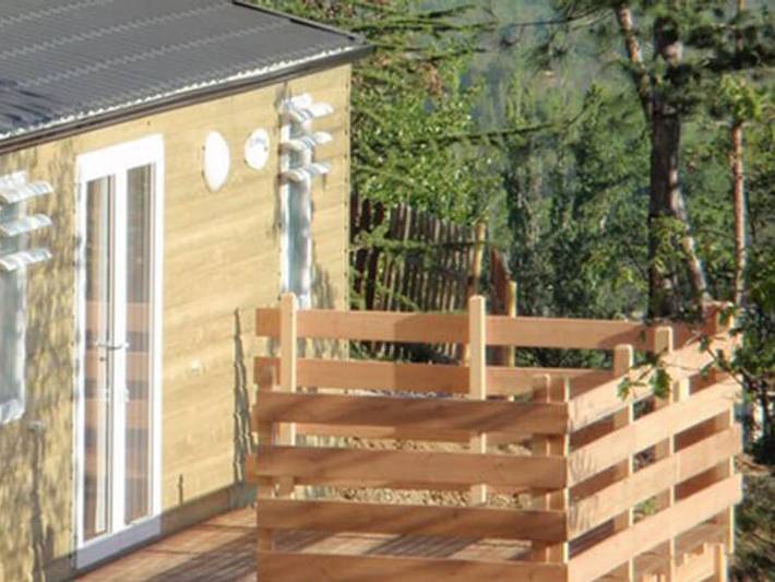 Camping Les Cerisiers - Mobilheim 4 personen - Panorama in Vernet-les-Bains, Parc naturel régional des Pyrénées catalanes