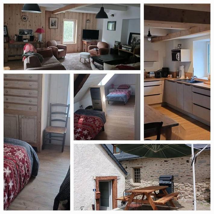 Location de vacances pour 10 personnes, avec vue et terrasse à Betpouey