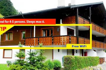 Gîte pour 6 personnes, avec jacuzzi et balcon dans Morgins