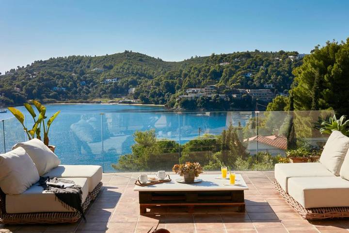 Villa mit pool für 10 Personen, mit Balkon und Terrasse sowie Garten und Pool auf Skiathos - 3