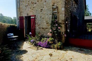 Chambre d’hôte pour 2 personnes, avec terrasse, animaux acceptés en Normandie