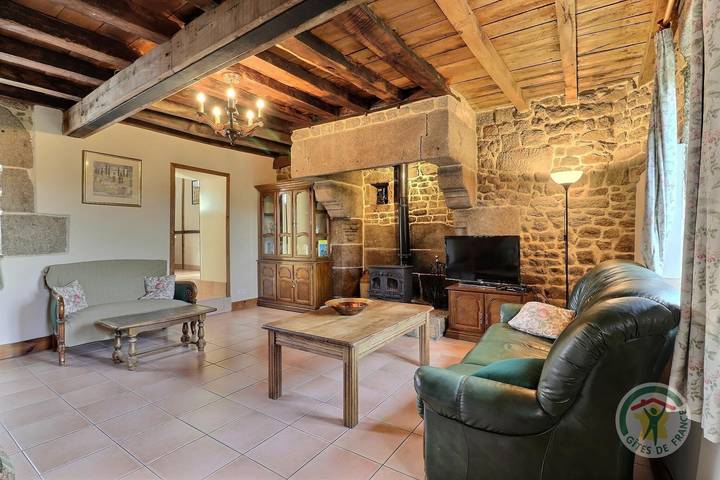 Gîte pour 8 personnes, avec terrasse ainsi que piscine et jardin, animaux acceptés à Mellé (Brittany) - 4