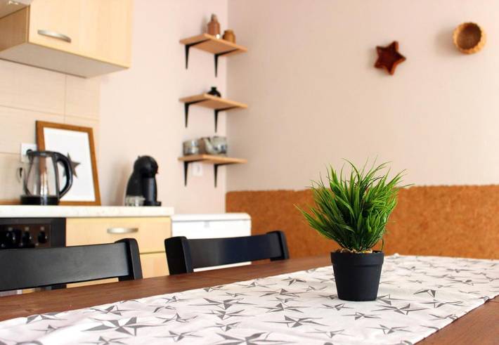 Appartement de vacances pour 4 personnes, avec terrasse et vue
