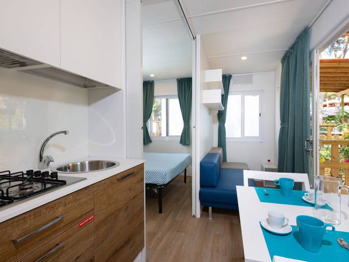 Location de vacances pour 3 personnes, avec terrasse ainsi que sauna et bassin pour enfant, animaux acceptés à Lido di Spina - 4