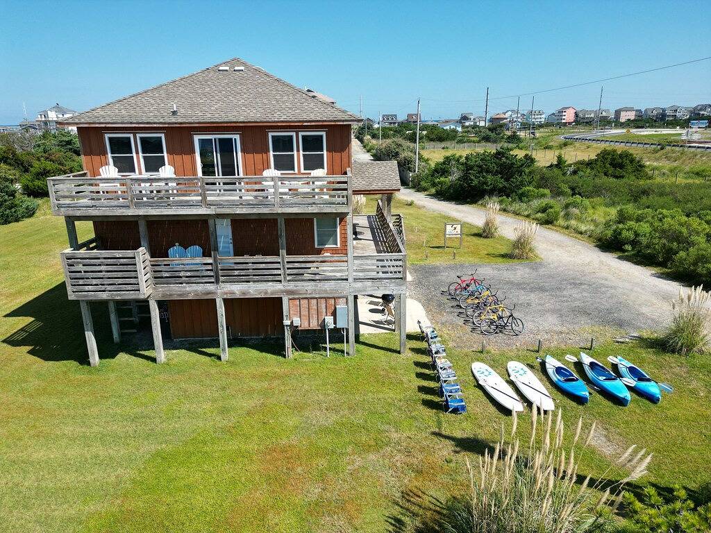 Obx Beach House + Fahrräder-Paddle-Boards-Kajaks-Liegestühle-Ac-Kabel-Tv-Free Wifi in Mirlo Beach, Rodanthe