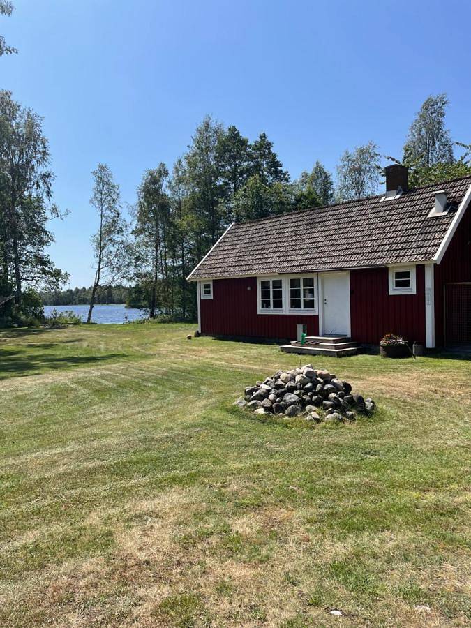 Ferienhaus für 4 Personen, mit Terrasse und Garten sowie Ausblick und Seeblick