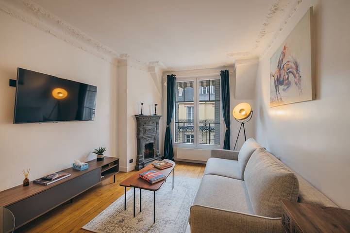 Gîte pour 4 personnes, avec jardin dans Paris Rue Sextius Michel