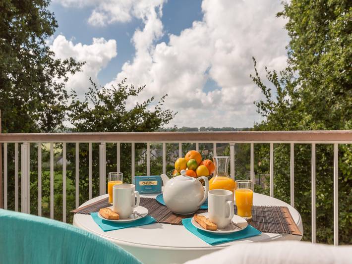 Location de vacances pour 5 personnes, avec piscine et balcon/terrasse à Danestal - 2