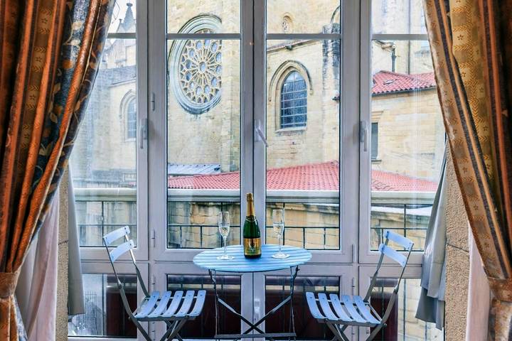 Maison d’hôte, avec Balcon ainsi que Terrasse et Vue à San Sebastian - 4