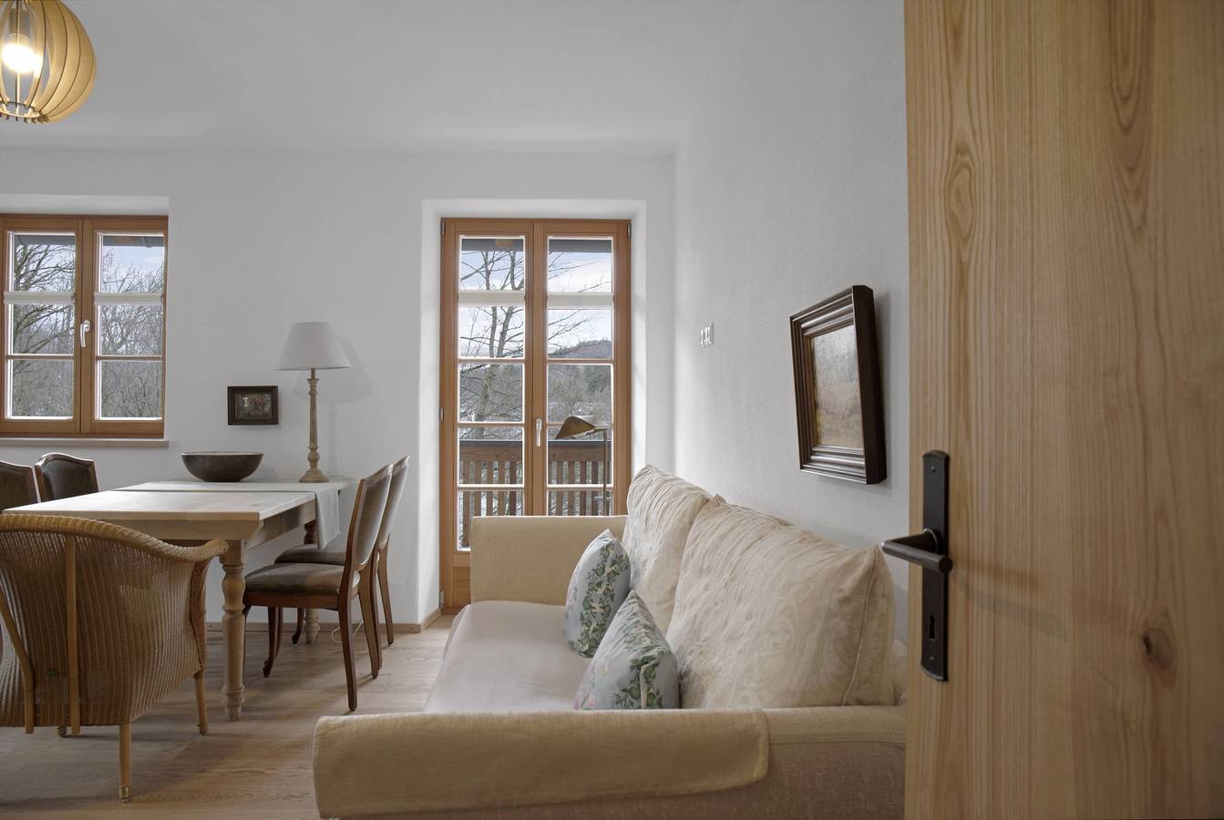 Ganze Wohnung, Charmante Ferienwohnung "Ferienwohnung Birke" mit Bergblick, Wlan in Bad Tölz, Tölzer Land
