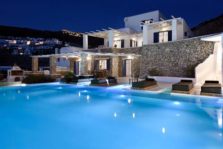 Villa mit pool für 8 Personen, mit Balkon und Garten, mit Haustier auf Mykonos - 4