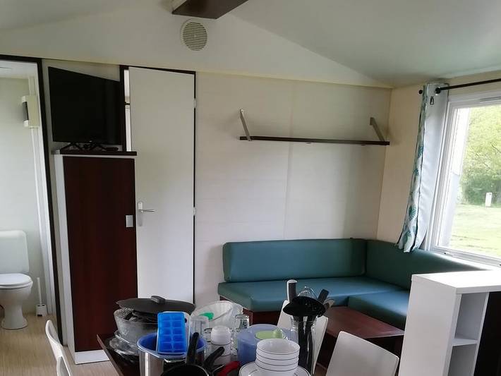 Camping Les Ballastières - Vosges du Sud - Mobilheim 4 personen - Klassisch 2 Schlafzimmer in Champagney, Regionaler Naturpark Belchen der Vogesen