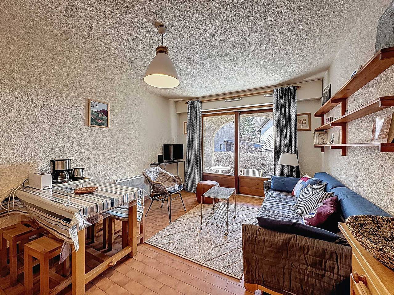 Studio entier, Studio central avec terrasse - 4 pers. in Le Monêtier-les-Bains, Serre Chevalier