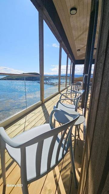 Ferienhaus für 8 Personen, mit Balkon und Ausblick auf Hitra