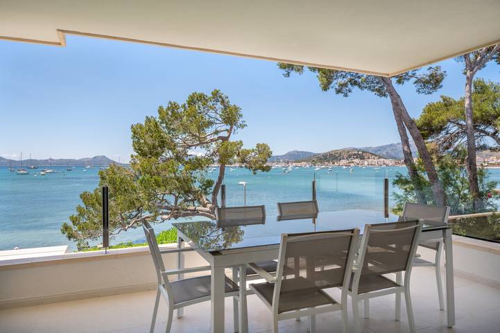 Ferienwohnung mit Meerblick für 6 Personen in Pollença