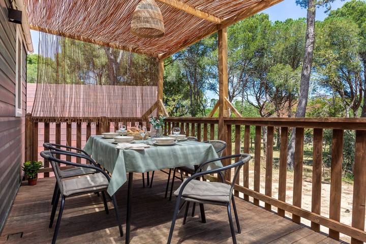Bungalow pour 4 personnes, avec terrasse à L'Escala
