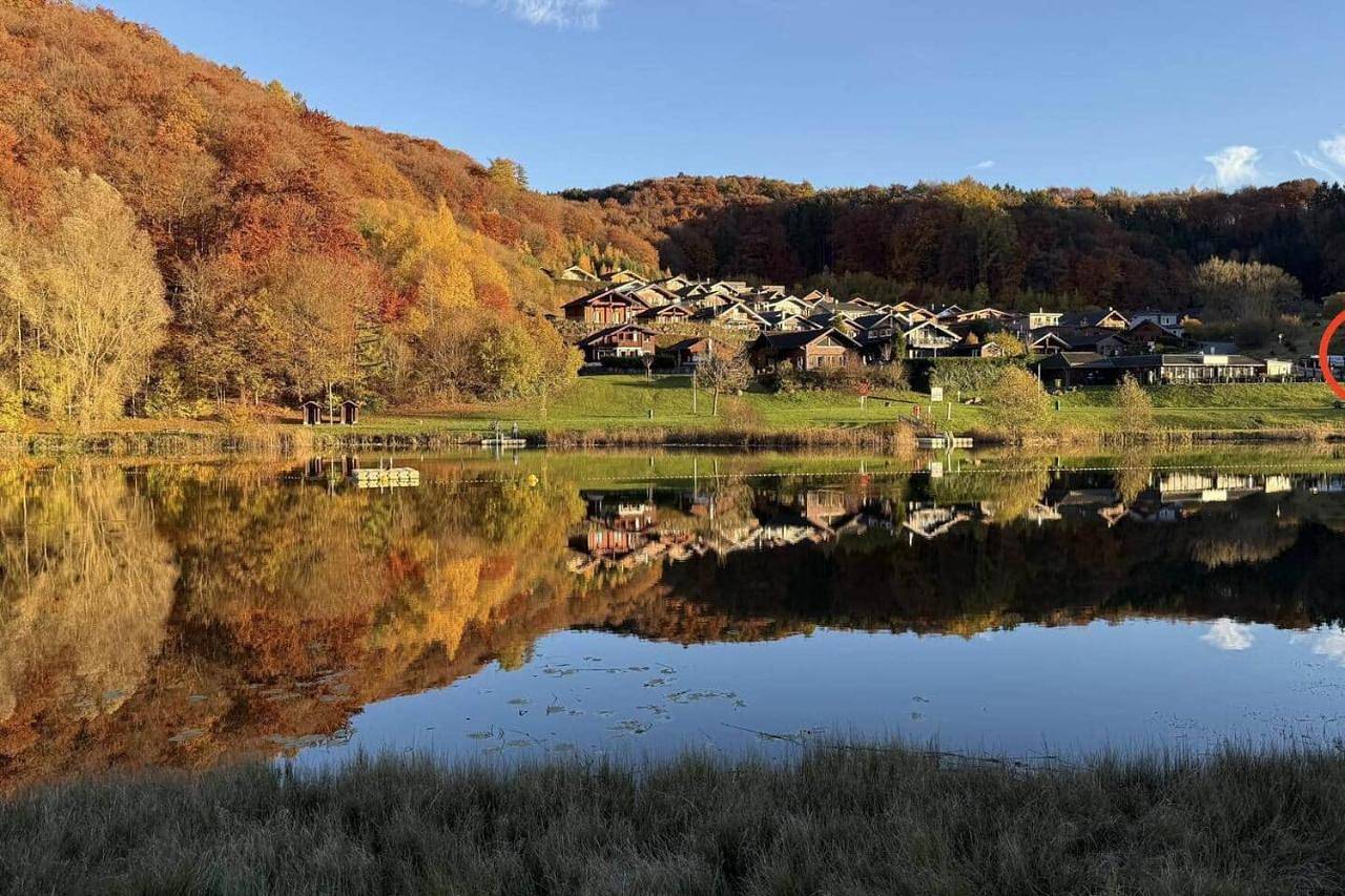 10-Personen-Wellness-Chalet in erster Reihe am See in Rieden (Eifel), Osteifel