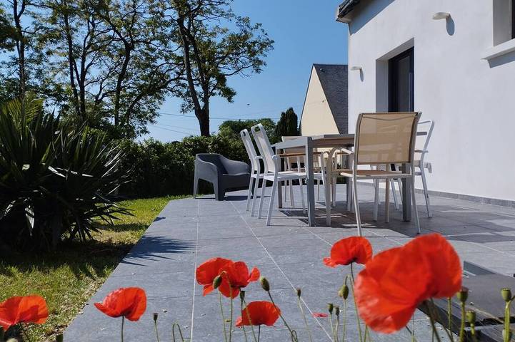 Location de vacances pour 6 personnes, avec jardin et terrasse dans Plage Sainte-Marguerite