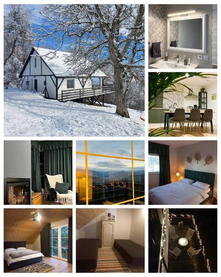 Gîte pour 7 personnes, avec vue et jardin