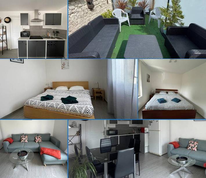 Gîte pour 6 personnes, avec vue et terrasse, animaux acceptés à Vierville-sur-Mer - 2