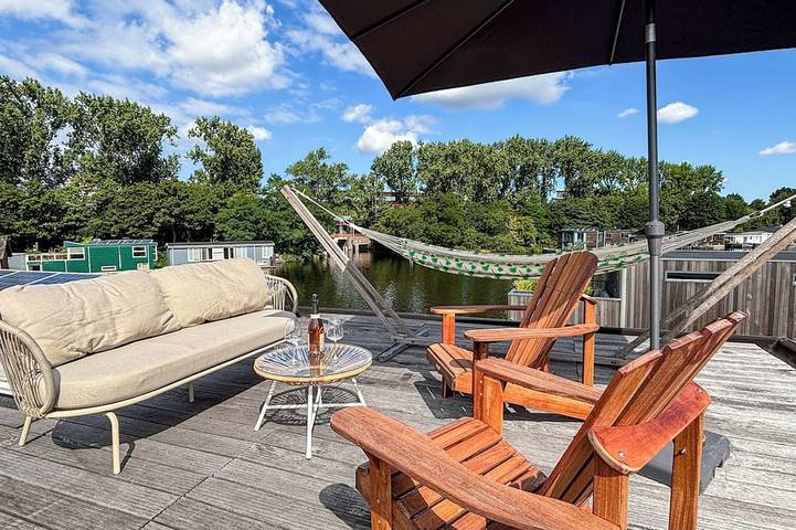 House boat for 4 people, with pool in Amsterdam