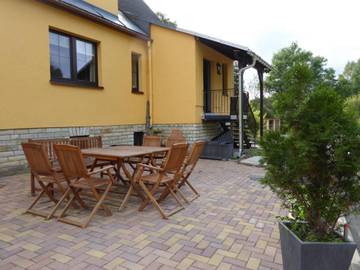 Ferienhaus für 8 Personen, mit Garten und Sauna in Sehmatal