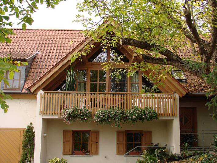 Ganze Ferienwohnung, Ferienwohnungen Haus Bayer - Ferienwohnung 1, 75 qm, 2 Schlafzimmer, max. 4 Personen in Rödelsee, Fränkisches Weinland
