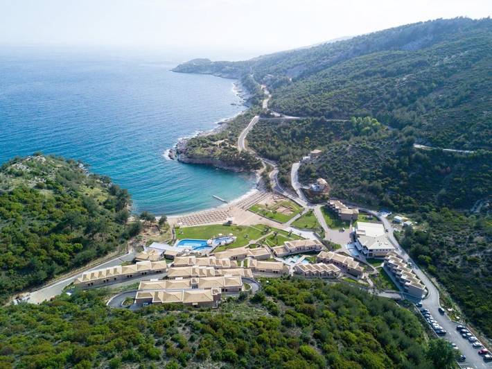 Bungalow für 4 Personen, mit Terrasse und Garten sowie Kinderpool und Pool auf Thassos