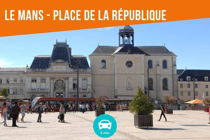 Gîte pour 6 personnes, avec Balcon à Coulaines - 4