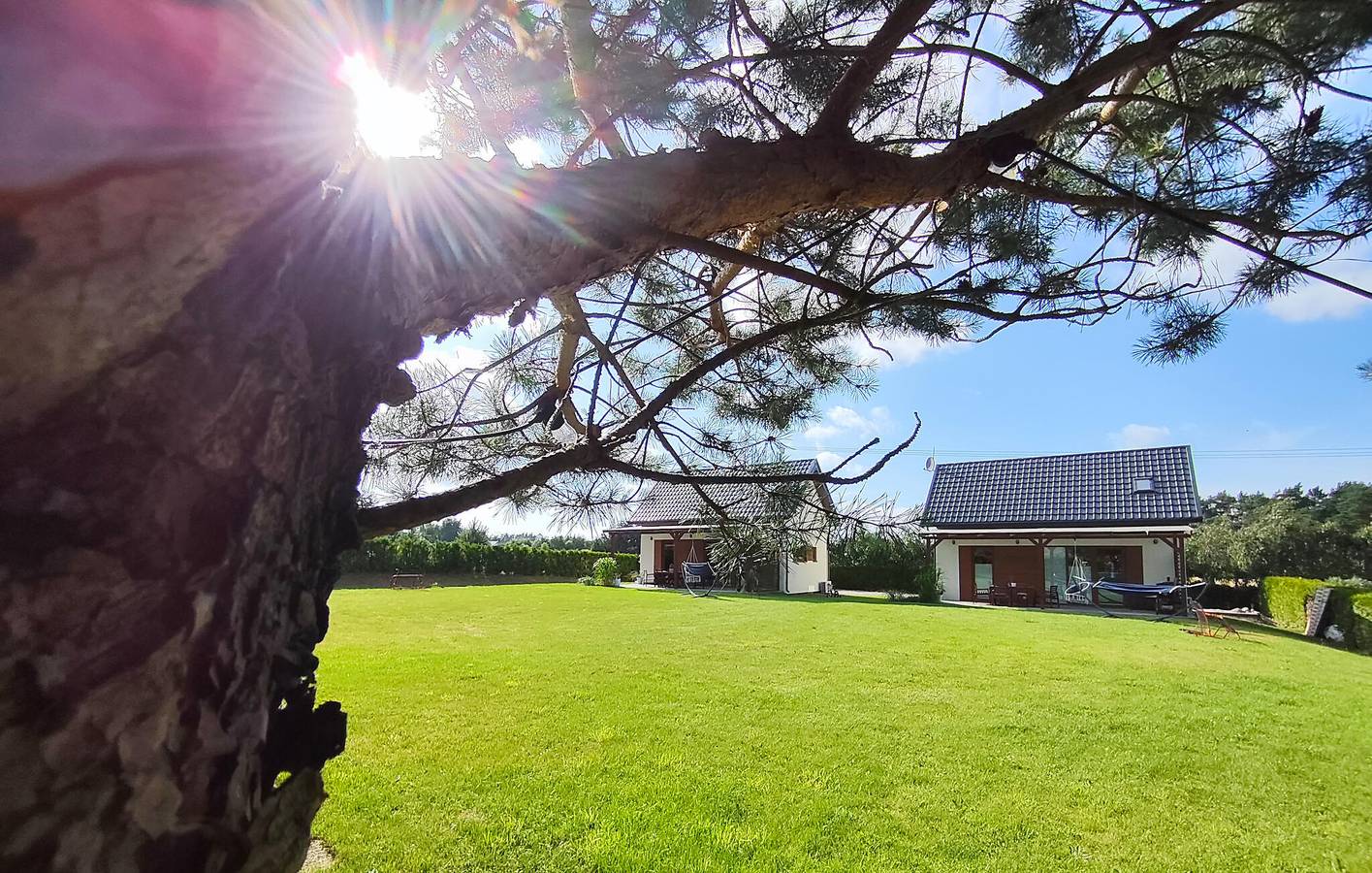 Ferienhaus für 6 Personen mit Ausblick in Krokowa