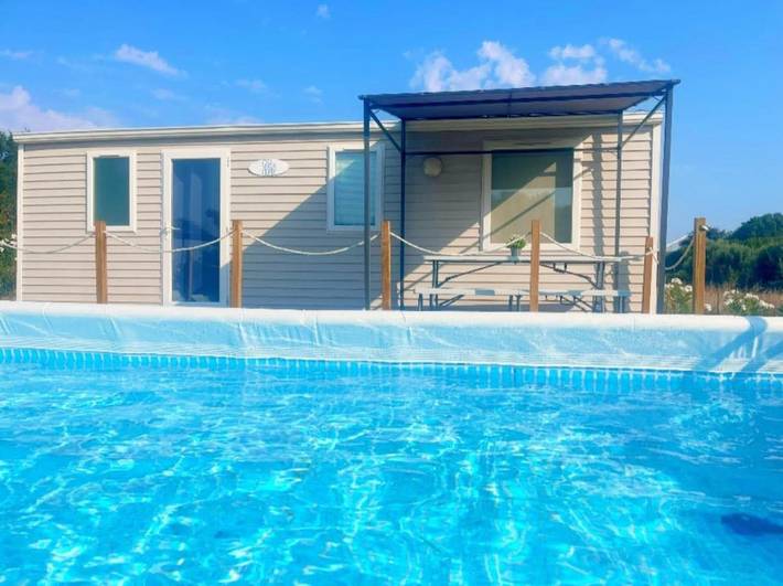 Camping para 6 personas, con vistas y jardín además de piscina y terraza en Alentejo