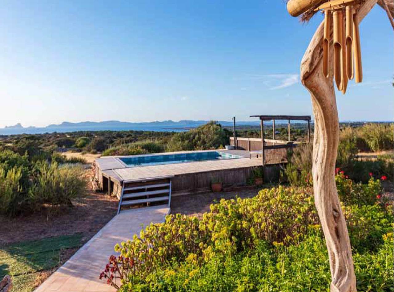 Casa de vacaciones 'Can Piedrópolis' con vistas al mar, piscina privada y Wi-Fi in Formentera, Islas Baleares