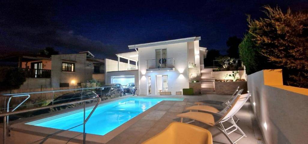 "Villa Taliala" mit Meerblick, privater Terrasse und privatem Pool in Alcamo, Trapani Provinz