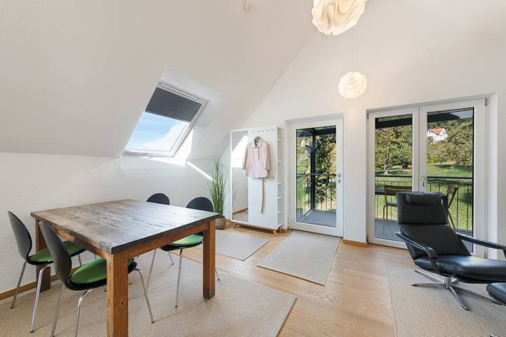 Ganze Wohnung, Apartment „Studio Süßenmühle“ mit Seeblick, privatem Garten und WLAN in FKK Badestrand Süßenmühle, Sipplingen