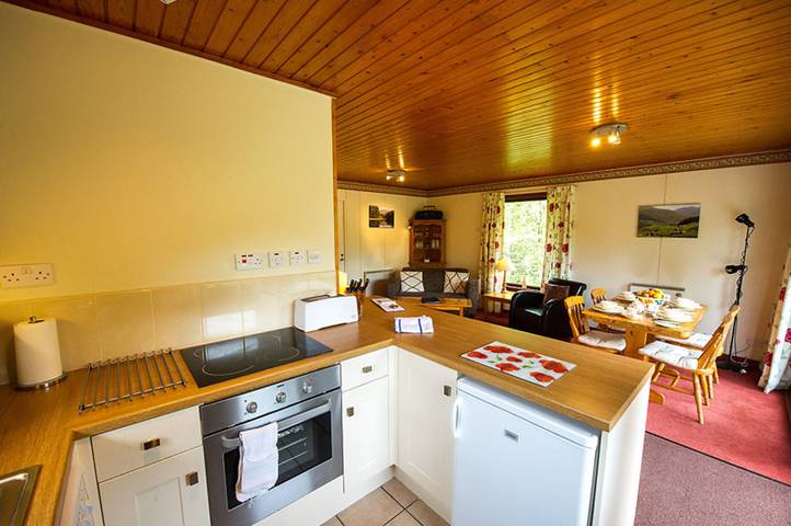Chalet für 4 Personen mit Balkon in Stirling und Umgebung